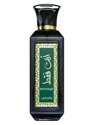Frasco de Ente Faqat, de Lattafa Perfumes