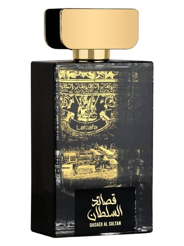 Frasco de Qasaed Al Sultan, de Lattafa Perfumes