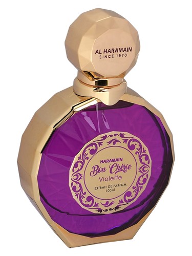 Frasco de Bon Cherie Violette, de Al Haramain Perfumes