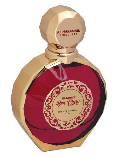 Frasco de Bon Cherie, de Al Haramain Perfumes