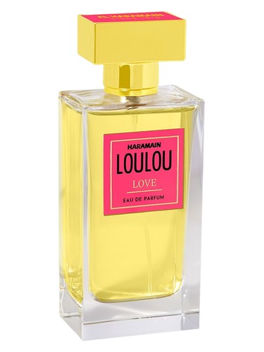 Frasco de LOULOU Love, de Al Haramain Perfumes