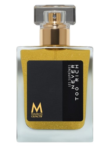 Frasco de Never Too Rich, de MAISON OLFACTIF
