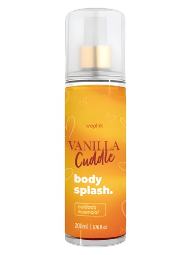Frasco de Vanilla Cuddle, de We Pink