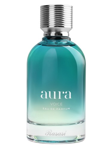 Frasco de Aura Voice, de Rasasi