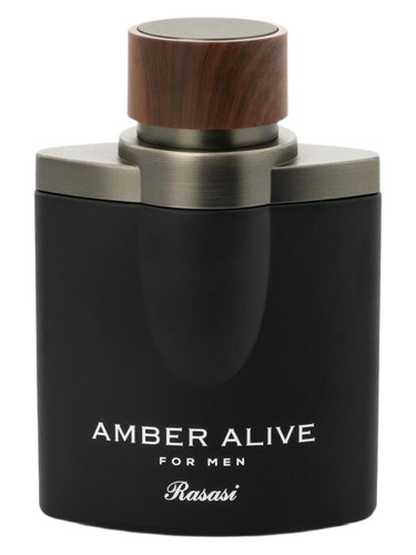Frasco de Amber Alive, de Rasasi