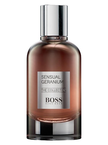 Frasco de The Collection Sensual Geranium, de Hugo Boss
