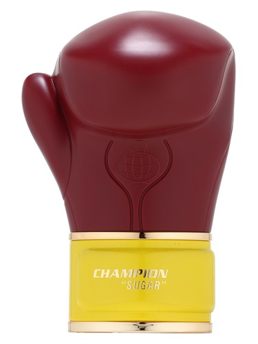 Frasco de Champion Sugar, de Fragrance World