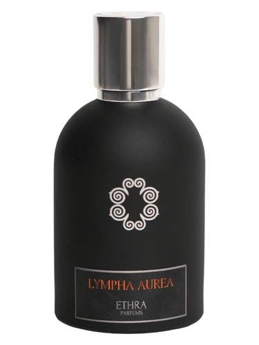 Frasco de Lympha Aurea, de Ethra Parfums