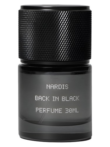 Frasco de Back in Black, de NARDIS 나디스