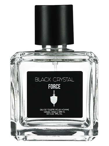 Frasco de Black Crystal Force, de Parfums Genty