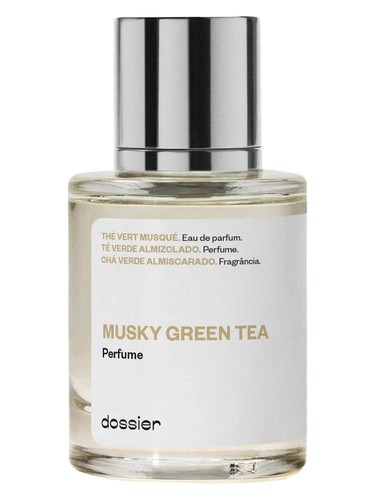 Frasco de Musky Green Tea, de Dossier