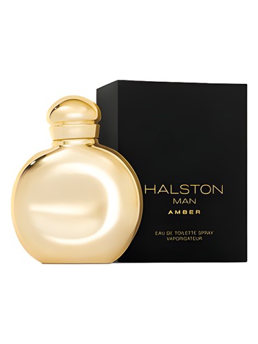 Frasco de Man Amber, de Halston