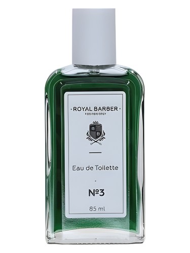 Frasco de No 3, de Royal Barber
