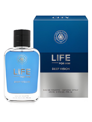 Frasco de City Life Deep Vision, de City Parfum