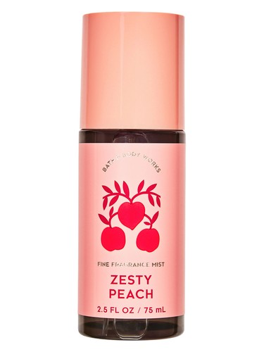 Frasco de Zesty Peach, de Bath & Body Works