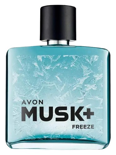 Frasco de Musk + Freeze, de Avon