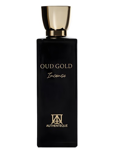 Frasco de Oud Gold Incense, de Authenteque Perfumes