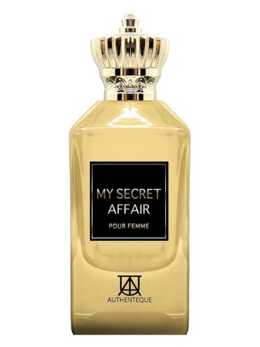 Frasco de My Secret Affair, de Authenteque Perfumes