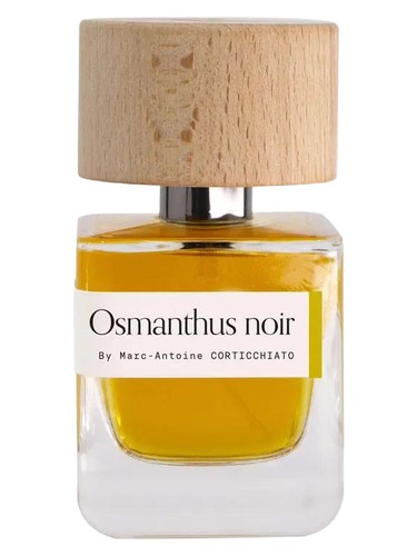Frasco de Osmanthus Noir, de Parfumeurs du Monde