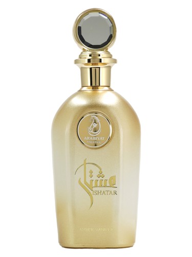 Frasco de Ishatar Roses Vanilla, de Arabiyat Prestige