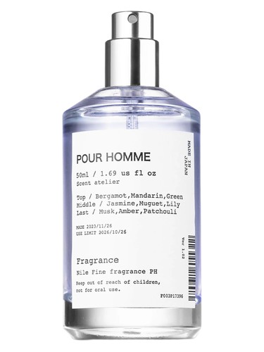 Frasco de Pour Homme, de Nile Official