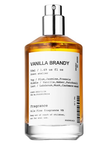 Frasco de Vanilla Brandy, de Nile Official