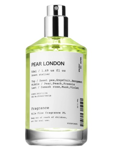 Frasco de Pear London, de Nile Official