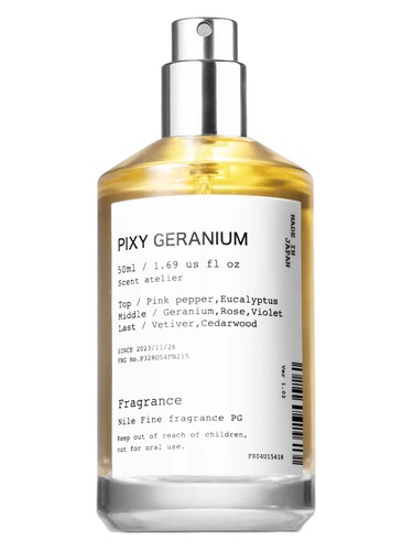 Frasco de Pixy Geranium, de Nile Official