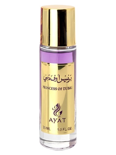 Frasco de Princess of Dubai, de Ayat Perfumes