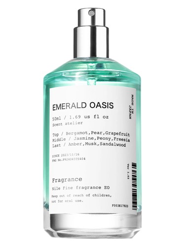 Frasco de Emerald Oasis, de Nile Official