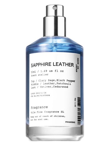 Frasco de Sapphire Leather, de Nile Official