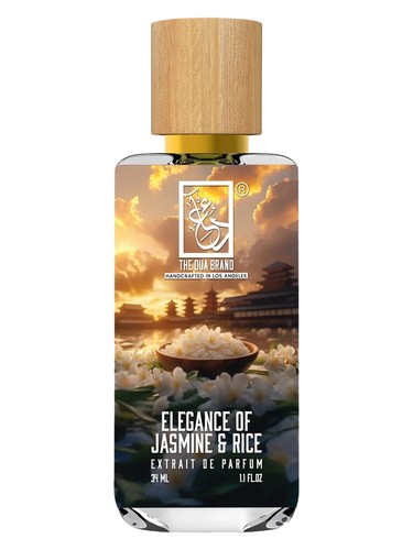 Frasco de Elegance Of Jasmine & Rice, de The Dua Brand
