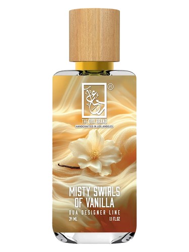 Frasco de Misty Swirls Of Vanilla, de The Dua Brand