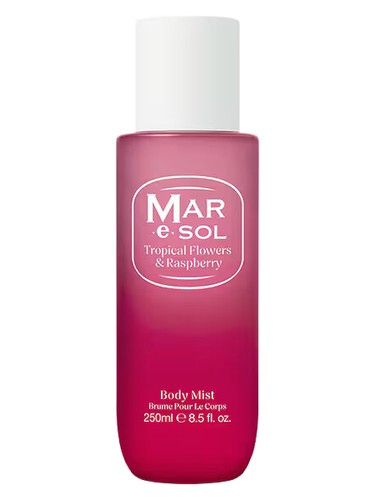 Frasco de Tropical Flowers & Raspberry Body Mist, de Mar e Sol