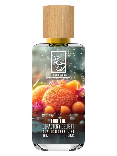 Frasco de Fruitful Olfactory Delight, de The Dua Brand