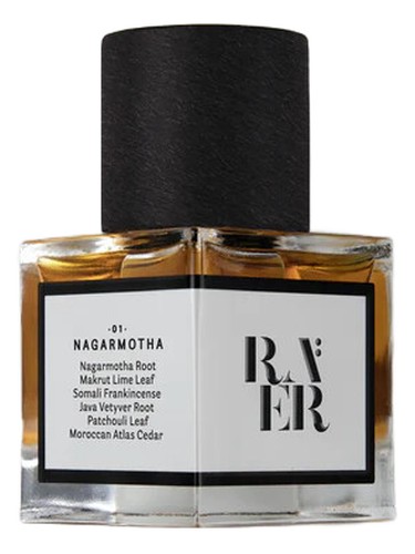 Frasco de Raer 01 Nagarmotha, de RAER Scents