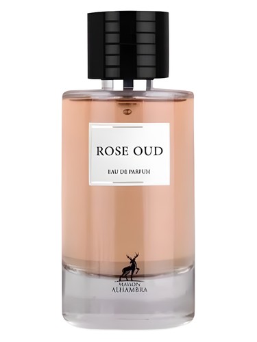 Frasco de Rose Oud, de Maison Alhambra
