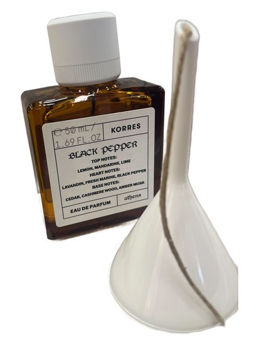 Frasco de Black Pepper Eau de Parfum, de Korres