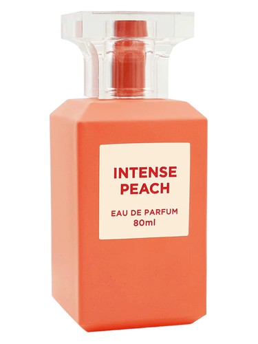 Frasco de Intense Peach, de Fragrance World