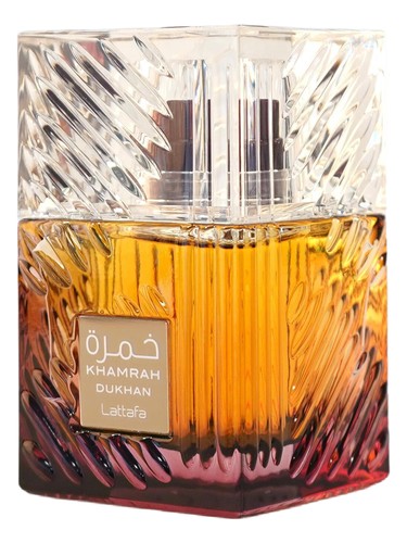 Frasco de Khamrah Dukhan — Lattafa Perfumes