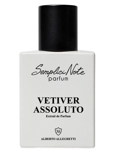 Frasco de Vetiver Assoluto, de Alberto Allegretti