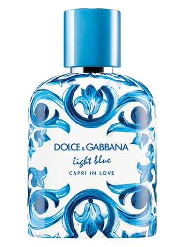 Frasco de Light Blue Capri In Love Pour Homme Eau de Parfum, de Dolce&Gabbana