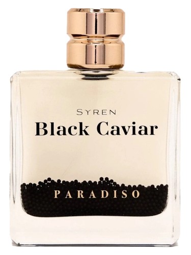 Frasco de Black Caviar Paradiso, de Syren Fragrances