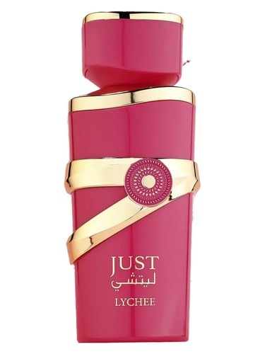 Frasco de Just Lychee, de Fragrance World