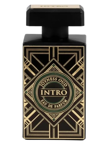 Frasco de Intro Joyness Oud, de Fragrance World