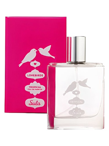 Frasco de Sula Lovebirds Tropical, de Susanne Lang