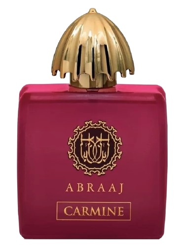 Frasco de Abraaj Carmine, de Fragrance World