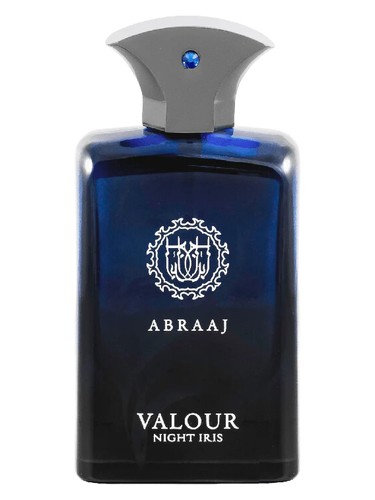 Frasco de Valour Night Iris, de Fragrance World