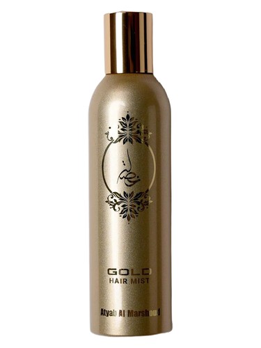 Frasco de Khisla Gold Hair Mist, de Atyab Al Marshoud