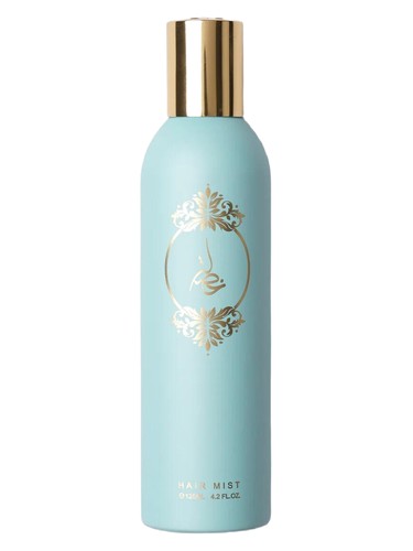 Frasco de Khisla Turquoise Hair Mist, de Atyab Al Marshoud